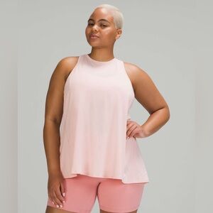 Peach Lululemon Tank Top with Open Back